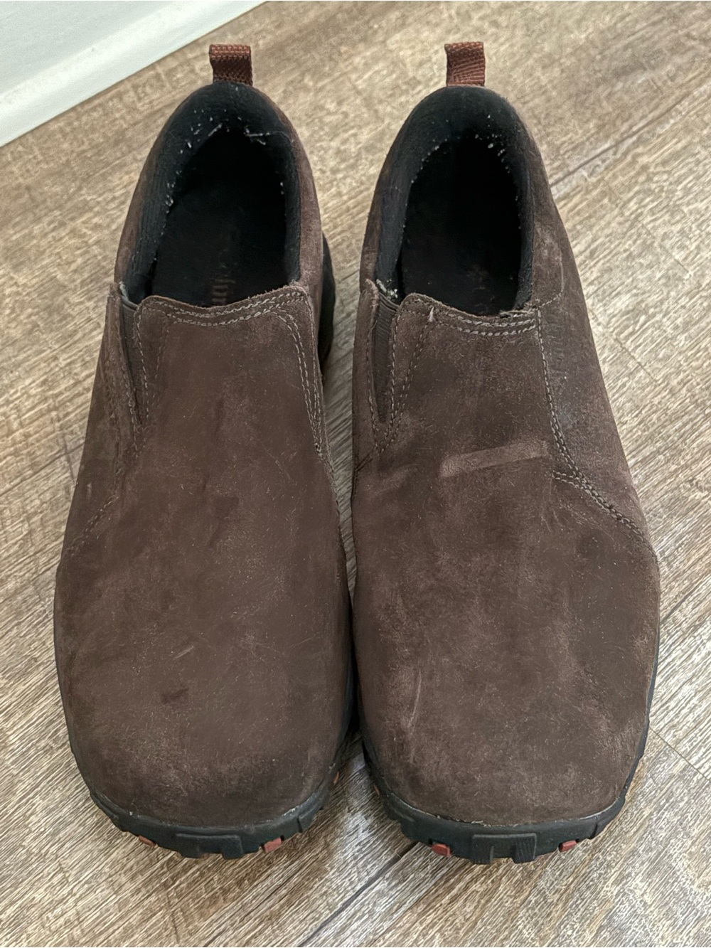 Columbia Brown Suede Slip-On Loafers
